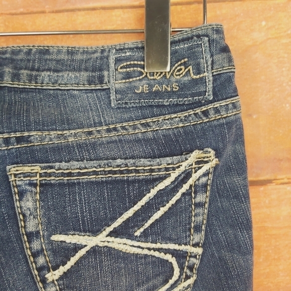 📣2/40$📣 SILVER Frances capri jeans size 26 - Picture 6 of 8